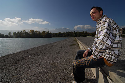 Chilling at the Lake during Popstars On Stage 2007: Marc Mozart